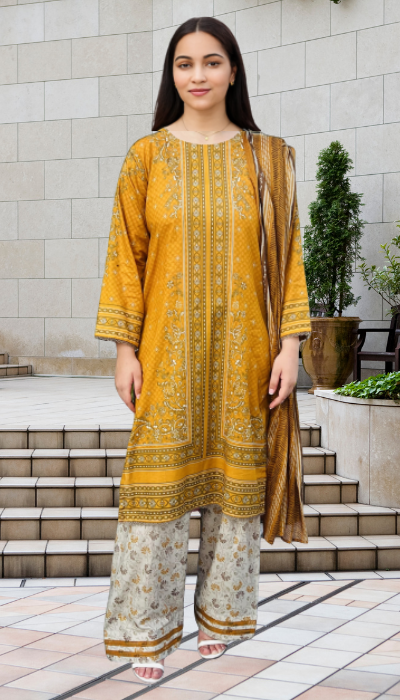 Elegant 3Pc Lawn Suits