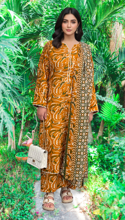 Elegant 3Pc Lawn Suits