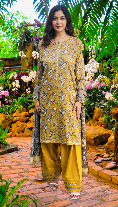 Elegant 3Pc Lawn Suits
