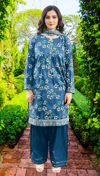 Elegant 3Pc Lawn Suits